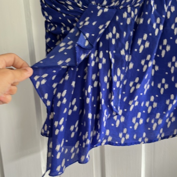 Anthropologie edme & esyllte Navy & White Top Size 0 - Picture 3 of 8